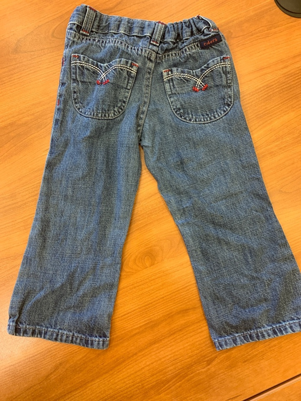 Riders by Lee Blue Denim Jeans with Red Stitch Accents